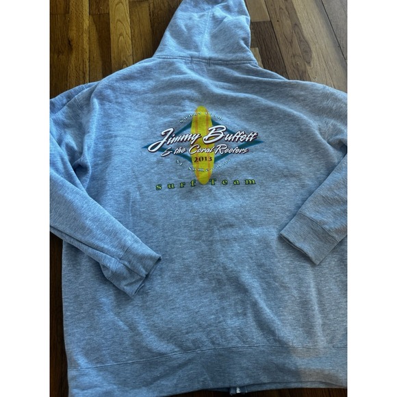 Jimmy Buffett Coral Reefers Surf Team 2013‎ Crew Member Tour Hoodie Mens XXL